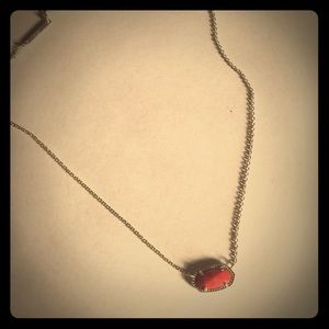 Beautiful Red Kendra Scott Necklace